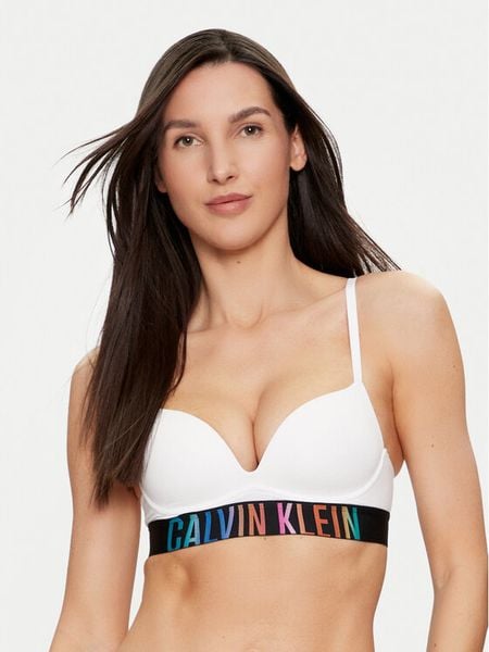 Calvin Klein Underwear Biustonosz push-up 000QF7836E Biały. Białe biustonosze Calvin Klein Underwear, bez wzorów, z bawełny. Za 149.99 zł.