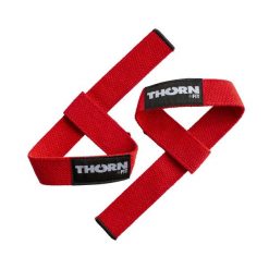 Paski do podnoszenia ciężarów Thorn Fit. Czerwone paski damskie THORN FIT, bez wzorów. Za 24.90 zł.