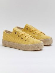 Bellucci Espadryle w kolorze żółtym rozmiar: 41. Żółte espadryle damskie Bellucci, bez wzorów, bez obcasa, na platformie. Za 127.65 zł.