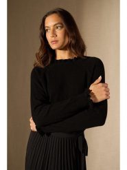Perfect Cashmere Kaszmirowy sweter "Arlenia" w kolorze czarnym rozmiar: XL. Czarne swetry klasyczne damskie Perfect Cashmere, xl, z kaszmiru, bez kołnierzyka. Za 298.67 zł.