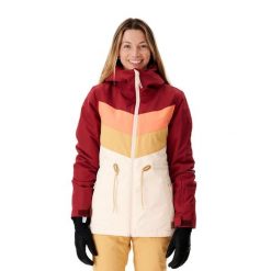 Kurtka snowboardowa damska Rip Curl Rider Betty. Brązowe kurtki damskie Rip Curl, na zimę, xs, bez wzorów, bez kaptura. Za 389.99 zł.