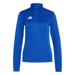 Bluza damska adidas Entrada 26 treningowa. Białe bluzy damskie Adidas, bez wzorów, z materiału, bez kaptura. Za 121.99 zł.