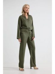 Josephine & Co Spodnie "Angelo" w kolorze khaki rozmiar: 40. Brązowe spodnie materiałowe damskie Josephine & Co, bez wzorów, z lyocellu. Za 254.74 zł.