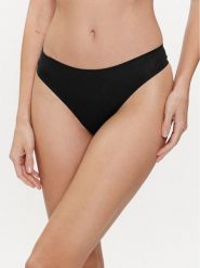 Chantelle Stringi Soft Stretch C11GG0 Czarny. Czarne stringi Chantelle, bez wzorów, z syntetyku. Za 89.99 zł.