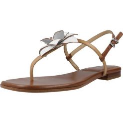 Sandały MICHAEL KORS 40S6JCFS1L Beżowy. Brązowe sandały damskie Michael Kors Access, bez wzorów, ze skóry, bez obcasa, bez zapięcia. Za 536.99 zł.