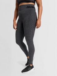 Damskie legginsy ze średnim stanem Hummel TE Curve. Czarne legginsy damskie Hummel, xl, bez wzorów, z dzianiny. Za 194.35 zł.