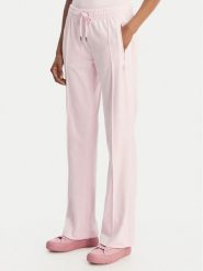 Juicy Couture Spodnie dresowe Tina JCWBJ126327 Różowy Straight Leg. Czerwone spodnie dresowe damskie Juicy Couture, xs, bez wzorów, z dresówki. Za 399.99 zł.