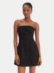 Bardot Sukienka koktajlowa Karoline 60099DB3 Czarny Slim Fit. Czarne sukienki damskie Bardot, bez wzorów, z syntetyku, wizytowe, bez ramiączek. Za 749.99 zł.