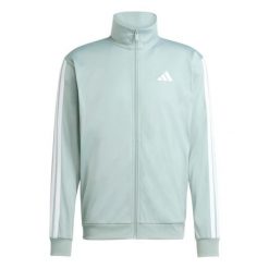 Kurtka z dresu adidas 3-Stripes. Niebieskie kurtki damskie Adidas, xl, bez wzorów, z dresówki, bez kaptura. Za 245.50 zł.