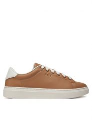 BOSS Sneakersy Kieran 50548110 Beżowy. Brązowe obuwie sportowe damskie Boss, ze skóry, bez zapięcia. Za 499.99 zł.