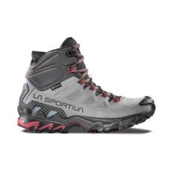 Damskie buty trekkingowe La Sportiva Ultra Raptor II Mid Leather GTX. Szare obuwie trekkingowe damskie La Sportiva, z gore-texu, bez zapięcia. Za 984.99 zł.