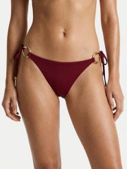 Guess Dół od bikini E6GO10 KF590 Bordowy. Czerwone bikini Guess, z aplikacjami, z syntetyku. Za 289.99 zł.