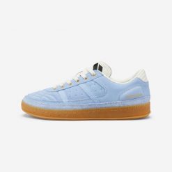 Sneakersy unisex Player 80 zamszowe Late Bloomers. Białe obuwie sportowe damskie Decathlon, na lato, z gumy, bez zapięcia, trekkingowe. Za 299.99 zł.