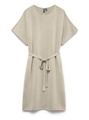 Vero Moda Sukienka w kolorze szarobrązowym rozmiar: S. Brązowe sukienki damskie Vero Moda, bez wzorów, z tkaniny, bez ramiączek. Za 129.95 zł.