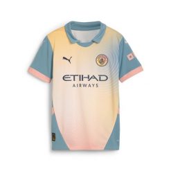 Młodzieżowa koszulka Manchester City 24/25 PUMA Rosebay Bold Blue Pink. Czerwona koszulki damskie Puma, m, bez wzorów, bez kołnierzyka, bez ramiączek. W wyprzedaży za 260.75 zł.