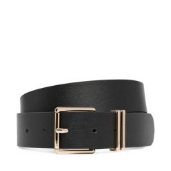 Pasek Tommy Hilfiger. Czarne paski damskie Tommy Hilfiger, bez wzorów. Za 269.99 zł.