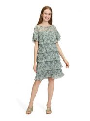 Vera Mont Sukienka w kolorze zielonym rozmiar: 42. Zielone sukienki damskie Vera Mont, bez wzorów, bez ramiączek. Za 252.99 zł.