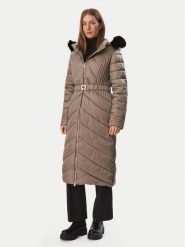 EA7 Emporio Armani Kurtka zimowa 7W001501 AF25639 U6100 Brązowy jasny Regular Fit. Brązowe kurtki damskie EA7 Emporio Armani, na zimę, l, bez wzorów, z syntetyku, bez kaptura. Za 1,619.00 zł.