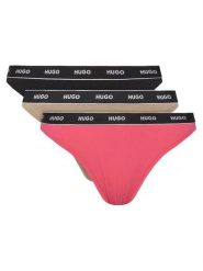 HUGO Komplet stringów 50480150 Kolorowy. Komplety bielizny Hugo, bez wzorów, z bawełny. Za 119.99 zł.