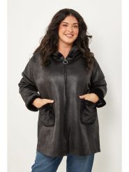 Curvy Lady Kurtka przejściowa w kolorze czarnym rozmiar: 44/46. Czarne kurtki damskie Curvy Lady, bez wzorów, bez kaptura. Za 226.77 zł.