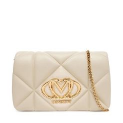 Torebka LOVE MOSCHINO. Brązowe torebki wieczorowe damskie Love Moschino, bez wzorów, bez dodatków. Za 559.99 zł.
