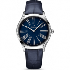 ZEGAREK OMEGA De Ville Tresor 428.18.36.60.03.001. Niebieskie zegarki damskie OMEGA. Za 16,900.00 zł.