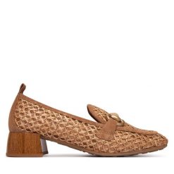 Mokasyny Hispanitas. Brązowe mokasyny damskie Hispanitas, bez obcasa. Za 609.99 zł.