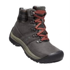 Buty trekkingowe damskie Keen Kaci III Winter Mid Wp. Szare obuwie trekkingowe damskie Keen, bez zapięcia. Za 344.00 zł.