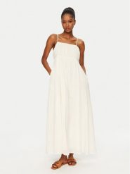 Seafolly Sukienka letnia Beachedit 55416-DR Écru Regular Fit. Sukienki damskie Seafolly, bez wzorów, ze lnu, bez ramiączek. Za 339.99 zł.