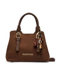 Valentino Torebka Winnie Winter VBSABH04 Brązowy ciemny. Brązowe torebki klasyczne damskie Valentino, ze skóry, bez dodatków. Za 619.99 zł.