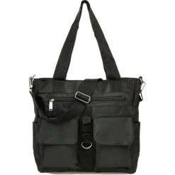 Shopper bag czarny Beltimore A4 J31. Czarne shopper bag bez wzorów, bez dodatków. Za 142.99 zł.