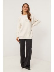 Soft Cashmere Sweter w kolorze beżowym rozmiar: 34/36. Brązowe swetry klasyczne damskie Soft Cashmere, z kaszmiru, bez kołnierzyka. Za 152.99 zł.