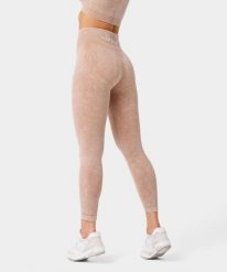 Legginsy Bezszwowe sportowe dla kobiet Carpatree Yasmine z wysokim stanem. Brązowe legginsy damskie Carpatree, xs, bez wzorów, z materiału. Za 159.99 zł.