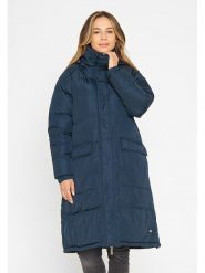 TicketWOMAN Płaszcz pikowany "Ballie" w kolorze granatowym rozmiar: 34. Niebieskie płaszcze damskie TicketWOMAN, bez wzorów, bez kaptura. Za 347.99 zł.
