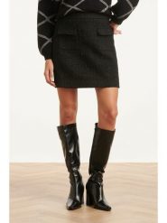 Smashed Lemon Spódnica w kolorze czarnym rozmiar: M. Czarne spódnice damskie Smashed Lemon, na co dzień, m, bez wzorów, mini. Za 104.99 zł.