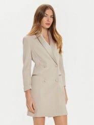 Imperial Sukienka koktajlowa AFAXIAW Beżowy Slim Fit. Brązowe sukienki damskie Imperial, bez wzorów, z syntetyku, wizytowe, bez ramiączek. Za 719.99 zł.