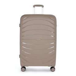 Walizka podróżna KADVA Brava. Brązowe walizki KADVA, bez wzorów. Za 169.99 zł.