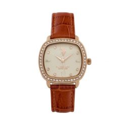 Zegarek U.S. Polo Assn. Brązowe zegarki damskie U.S. Polo Assn. Za 449.99 zł.