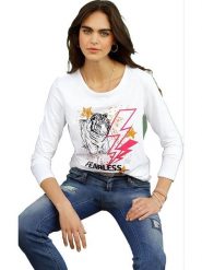 Heine Koszulka w kolorze białym rozmiar: 40. Białe koszulki damskie Heine, bez wzorów, bez kołnierzyka, bez ramiączek. Za 47.82 zł.