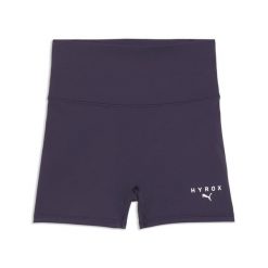 Krótkie Spodenki Puma W X Hyrox Shapeluxe 3 Tight Short Damskie. Fioletowe spodenki sportowe damskie Puma, l, bez wzorów, z elastanu, z podwyższonym stanem, na fitness i siłownię. Za 203.10 zł.