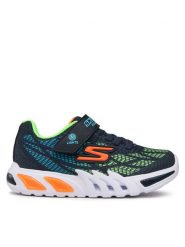 Skechers Sneakersy Vorlo 400137L/NVMT Granatowy. Niebieskie buty sportowe chłopięce Skechers, ze skóry, bez zapięcia. Za 179.99 zł.