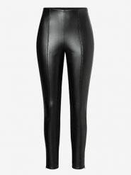 More & More Legginsy w kolorze czarnym rozmiar: 36. Czarne legginsy damskie More & More, bez wzorów, ze skóry. Za 105.38 zł.