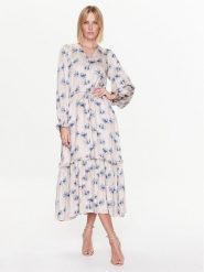 Bruuns Bazaar Sukienka codzienna Hamida BBW3259 Różowy Regular Fit. Czerwone sukienki damskie Bruuns Bazaar, bez wzorów, z wiskozy, bez ramiączek. Za 459.99 zł.