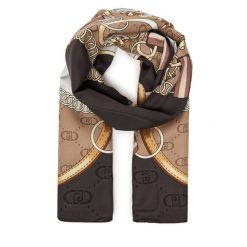 Chusta Liu Jo. Brązowe chusty damskie Liu Jo, bez wzorów. Za 219.99 zł.