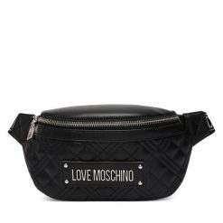 Nerka LOVE MOSCHINO. Czarne nerki i saszetki damskie Love Moschino, bez dodatków. Za 679.99 zł.