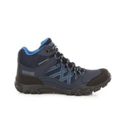Buty trekkingowe damskie Edgepoint WP Regatta wodoodporne. Niebieskie obuwie trekkingowe damskie Regatta, bez zapięcia. Za 287.70 zł.
