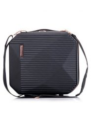 Semi Line Kuferek T5821-2 Czarny. Czarne kosmetyczki damskie Semi-line, z tworzywa sztucznego, bez dodatków. Za 99.99 zł.