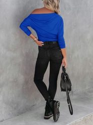 LA Angels Koszulka w kolorze niebieskim rozmiar: M. Niebieskie koszulki damskie LA Angels, m, bez wzorów, bez kołnierzyka, bez ramiączek. Za 139.87 zł.