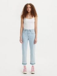 Levi´s Dżinsy "501" - Slim fit - w kolorze błękitnym rozmiar: W31/L30. Niebieskie jeansy damskie z podwyższonym stanem. Za 153.71 zł.