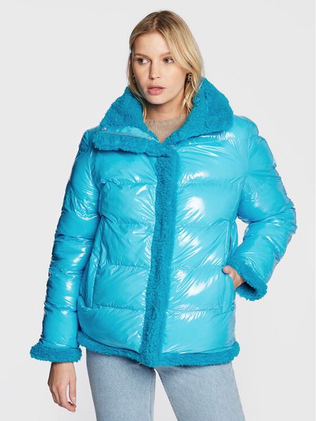 Replay Kurtka zimowa W7737.000.10304 Błękitny Regular Fit. Niebieskie kurtki damskie Replay, na zimę, xs, bez wzorów, z syntetyku, bez kaptura. Za 779.99 zł.